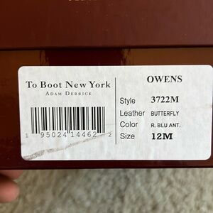 To Boot NYC Blue Loafers